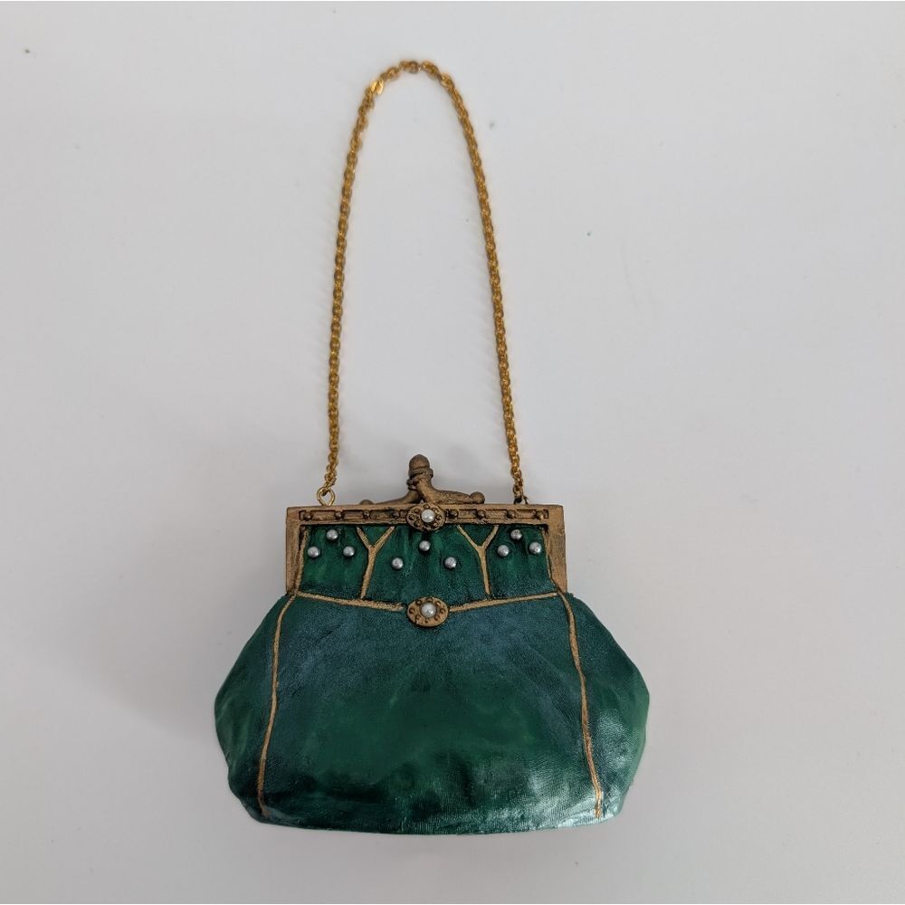 Ultra Rare Vintage Ceramic Handbag Statement Piece W/ Chain Strap - Fashion Show